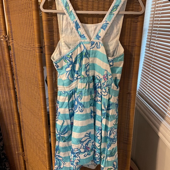 Lilly Pulitzer striped dress with pearl beading. - Picture 4 of 6